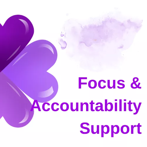 Focus and accountability support for neurodivergent business owners
