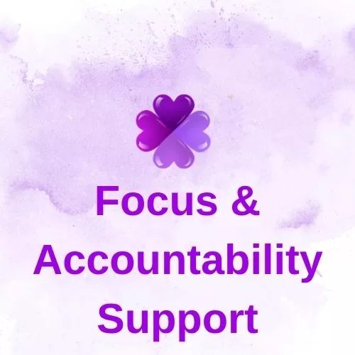 Focus and accountability support for neurodivergent business owners